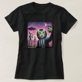 Cat UFO Selfie: Gift From The Kitten #05 Tシャツ
