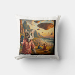 Cat UFO Selfie: Gift From The Kitten #06 クッション