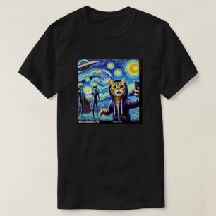 Cat UFO Selfie: Gift From The Kitten #07 Tシャツ