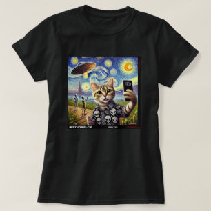 Cat UFO Selfie: Gift From The Kitten #07 Tシャツ