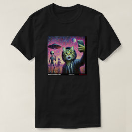 Cat UFO Selfie: Gift From The Kitten #08 Tシャツ