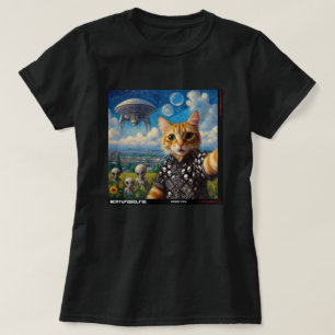 Cat UFO Selfie: Gift From The Kitten #09 Tシャツ
