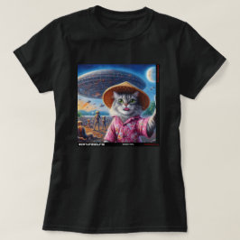 Cat UFO Selfie: Gift From The Kitten #11 Tシャツ