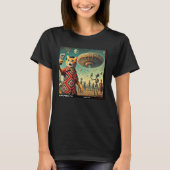 Cat UFO Selfie: Gift From The Kitten #12 Tシャツ (正面)