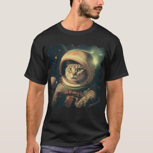 Cat UFO Selfie: Invasion / Herren Tshirt #8 Tシャツ (正面)
