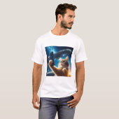 Cat UFO Selfie: Return / Herren Tshirt #2 Tシャツ (正面フル)