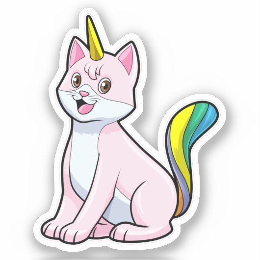 Cat Unicorn シール (正面)