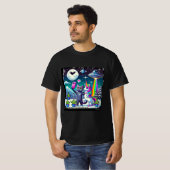 Cat & Unicorn UFO Selfie: Big Meeting #10 Tシャツ (正面フル)