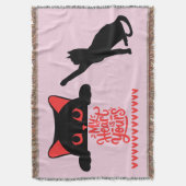 Cat Valentine – 私のハートはライトピンク | スローブランケット (正面縦)