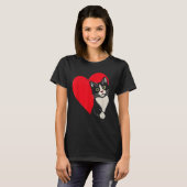 Cat Valentine Heart for Kitten and Animal Lovers Tシャツ (正面フル)