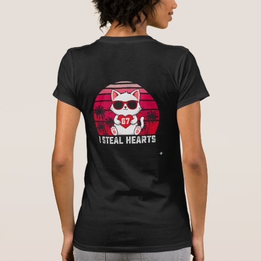 Cat Valentine PNG Sublimation Design Tシャツ (裏面)