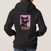 Cat Vibes Women Hoodie パーカ (裏面)