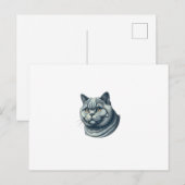 cat vintage ポストカード (正面/裏面)