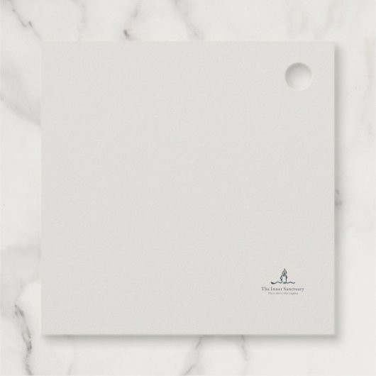 Cat Vintage Scientific Art | Dark Academia  フェイバータグ (裏面)