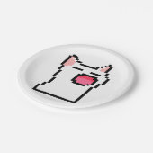 Cat w ペーパープレート (アングル)