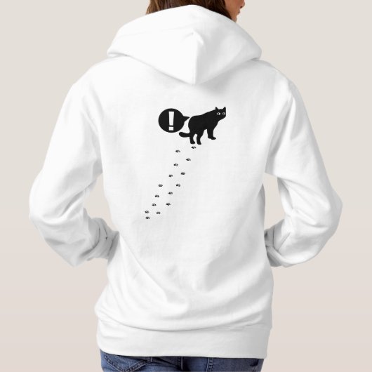 Cat_Walking パーカ (裏面)