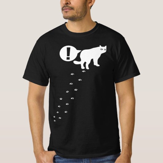 Cat_Walking Tシャツ (正面)