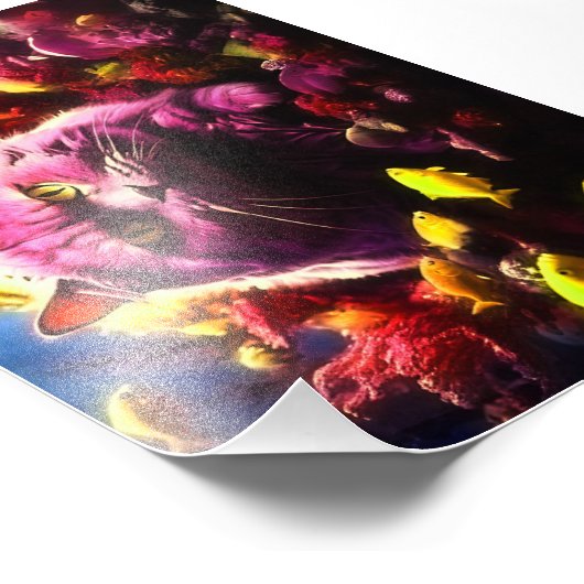 Cat Wall Art Decor  フォトプリント (角)