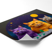 Cat Wall Art for Cat Lovers ポスター (角)