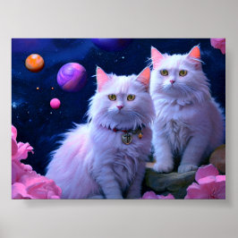 Cat Wall Art for Cat Lovers ポスター