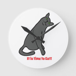 Cat Wall Clock ラウンド壁時計