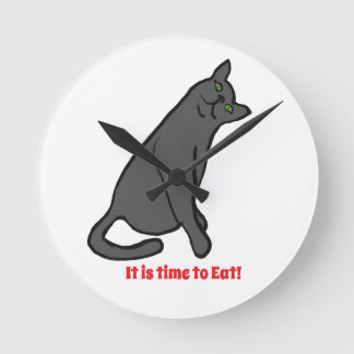 Cat Wall Clock ラウンド壁時計