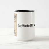 Cat wanted for eatting tuna tea Mug マグカップ (中央)