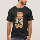 Cat Warrior Meowster Tシャツ (正面)