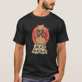 Cat Warrior Skulls Tシャツ (正面)