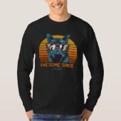 Cat Wearing Sunglasses Awesome Since 1949 Tシャツ (正面)