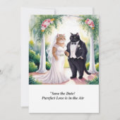 CAT WEDDING Save the Date招待状 招待状 (正面)