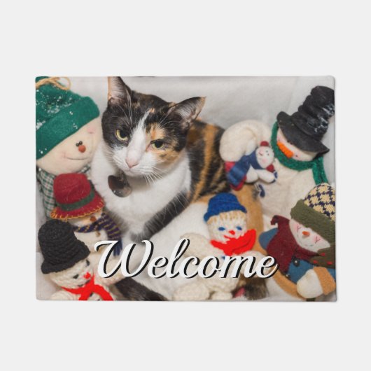 Cat Welcomeの形式はどこか ドアマット (正面)