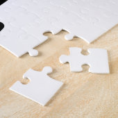 Cat What_ Funny Black Cat  ジグソーパズル (側面)