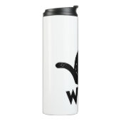 Cat What_ Funny Black Cat  タンブラー (回転左)