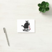 Cat What Funny Black Cat Shirt Murderous Cat With  ポストイット (オフィス)