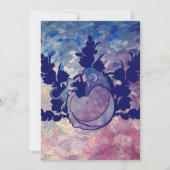 Cat Witch Moon Goddess Wiccan Cat Person  招待状 (正面)