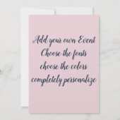 Cat Witch Moon Goddess Wiccan Cat Person  招待状 (裏面)