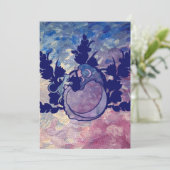 Cat Witch Moon Goddess Wiccan Cat Person  招待状 (スタンド正面)