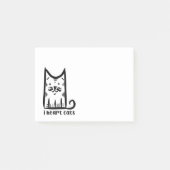 Cat with a Stylish Moustache, i heart cats ポストイット (正面)