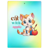 Cat With Apple-85242 クリップボード (裏面)