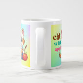 Cat With Apple-85242 ジャンボコーヒーマグカップ (裏面)