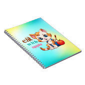 Cat With Apple-85242 ノートブック (右側)