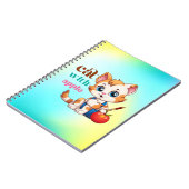 Cat With Apple-85242 ノートブック (左側)