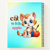 Cat With Apple-85242 ノートブック (裏面)