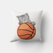 Cat with Basketball クッション (裏面)