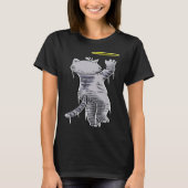 Cat With Frisbee Disc Frisbee Player Thrower Disc  Tシャツ (正面)
