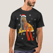 Cat With Laser Eyes Funny Zza Cat Christmas  Tシャツ (正面)