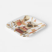 Cat with lots of cupcake for cat party ペーパープレート (傾斜あり)