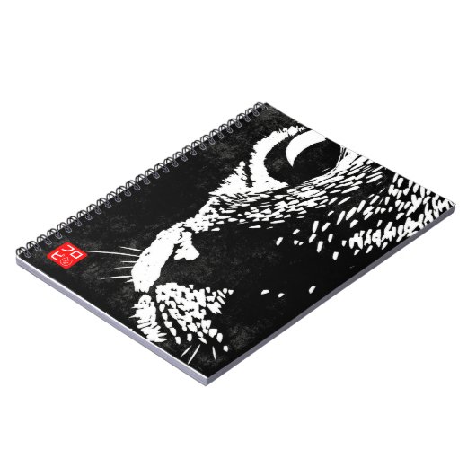 Cat with Pearl Earring ノートブック (左側)