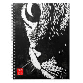 Cat with Pearl Earring ノートブック (正面)